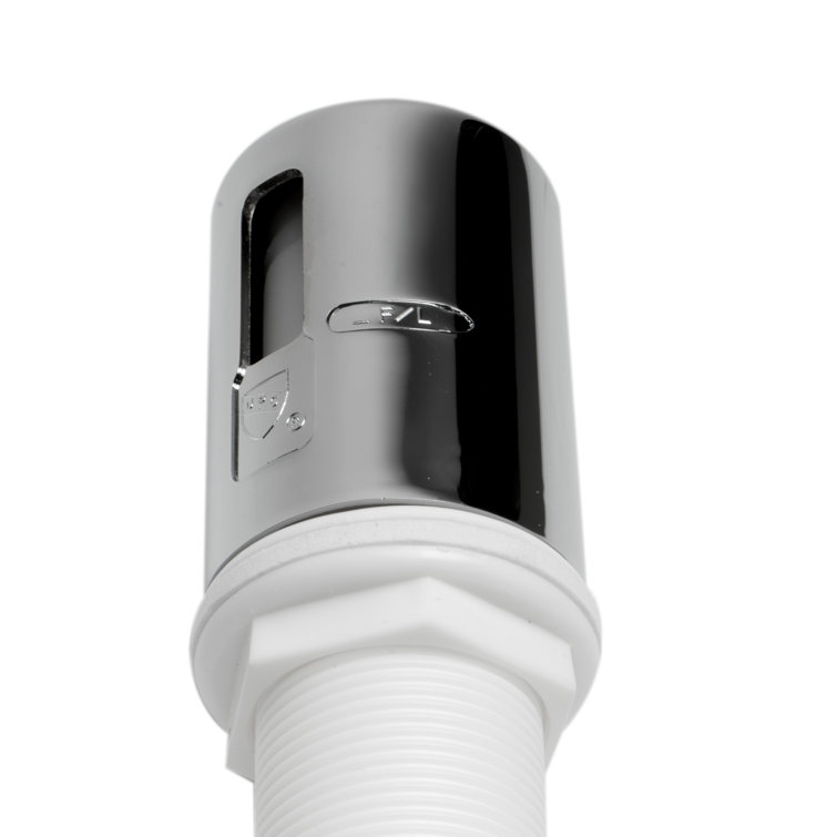 Polished Chrome Dishwasher Air Gap Cover and Tube