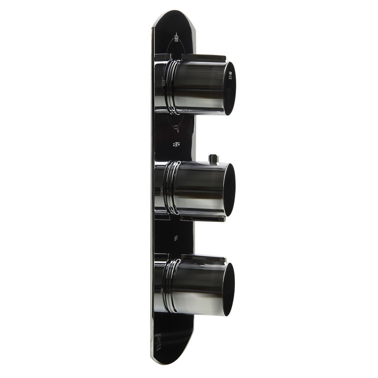 Polished Chrome Wall-Mounted Thermostatic Shower Valve Mixer