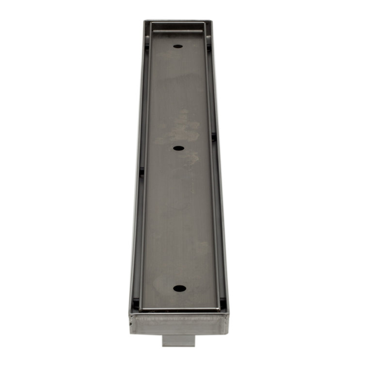 24" Stainless Steel Linear Shower Drain without Cover