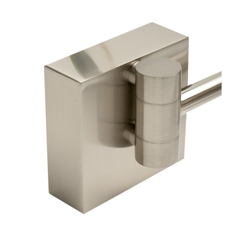 Brushed Nickel LED Wall Mounted Magnifying Mirror