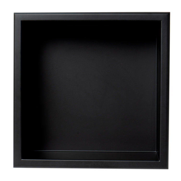 Matte White 12" x 12" Stainless Steel Shower Niche