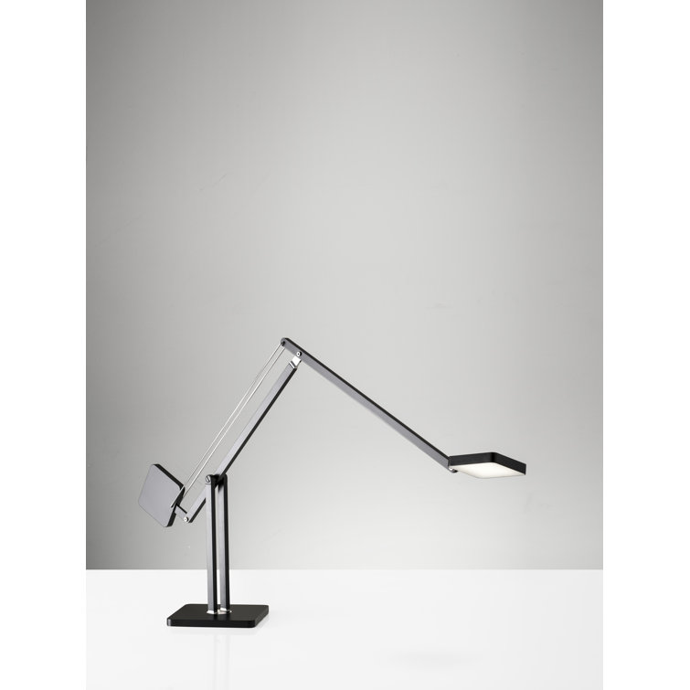 Matte Black Adjustable LED Desk Lamp with Touch Control