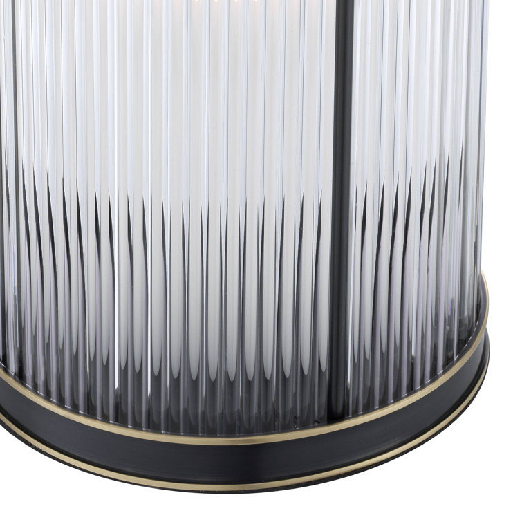 Mayson Large Bronze Glass Hurricane Lantern