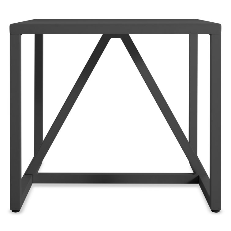 Strut 20'' Carbon Metal Outdoor Coffee Table