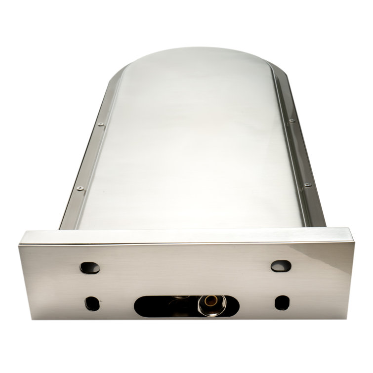 Brushed Nickel Square Wall-Mounted Rain Shower Head