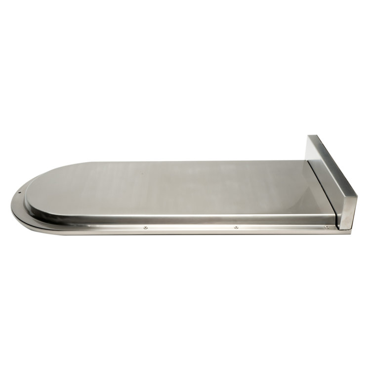 Brushed Nickel Square Wall-Mounted Rain Shower Head