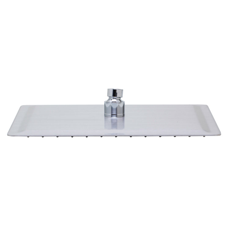 Ultra Thin Brushed Stainless Steel Square Rain Shower Head