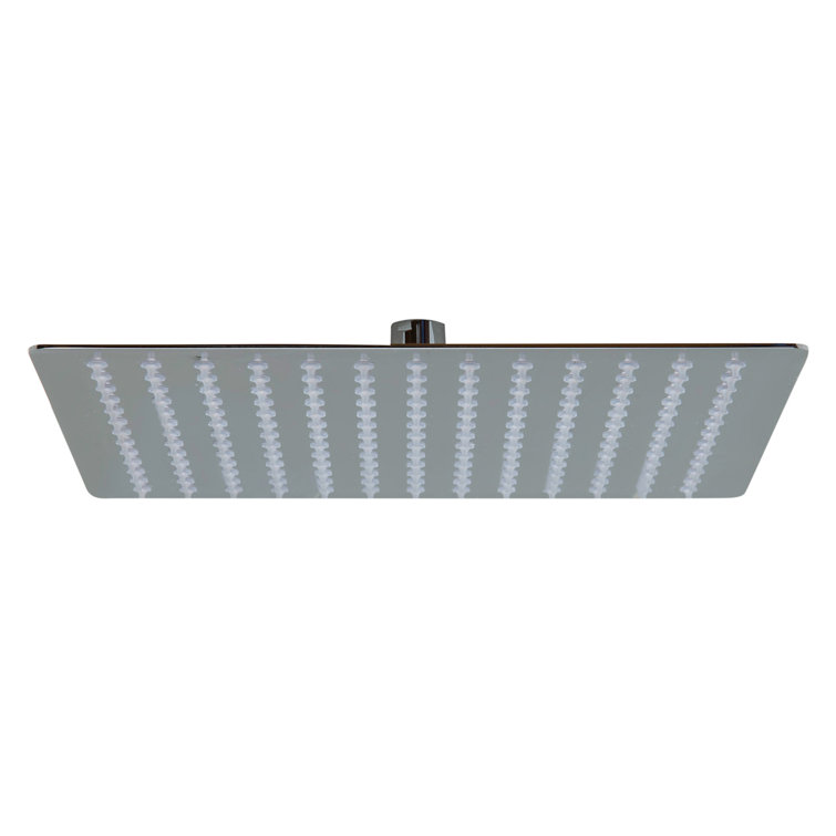 Ultra Thin Polished Stainless Steel Square Rain Shower Head