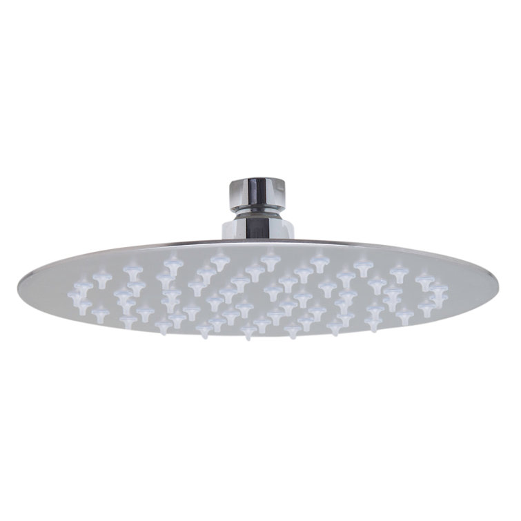 Solid Brushed Stainless Steel Round Rain Shower Head