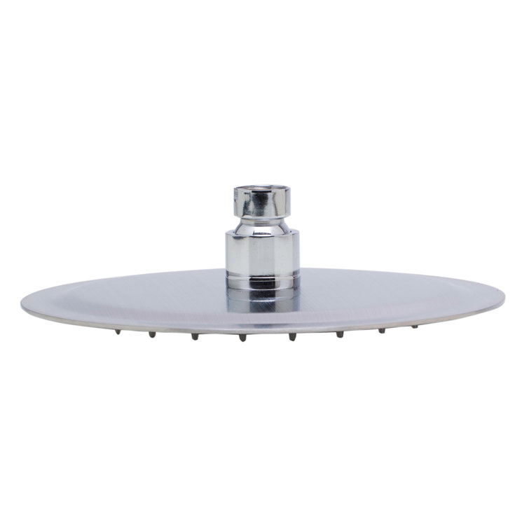 Solid Brushed Stainless Steel Round Rain Shower Head
