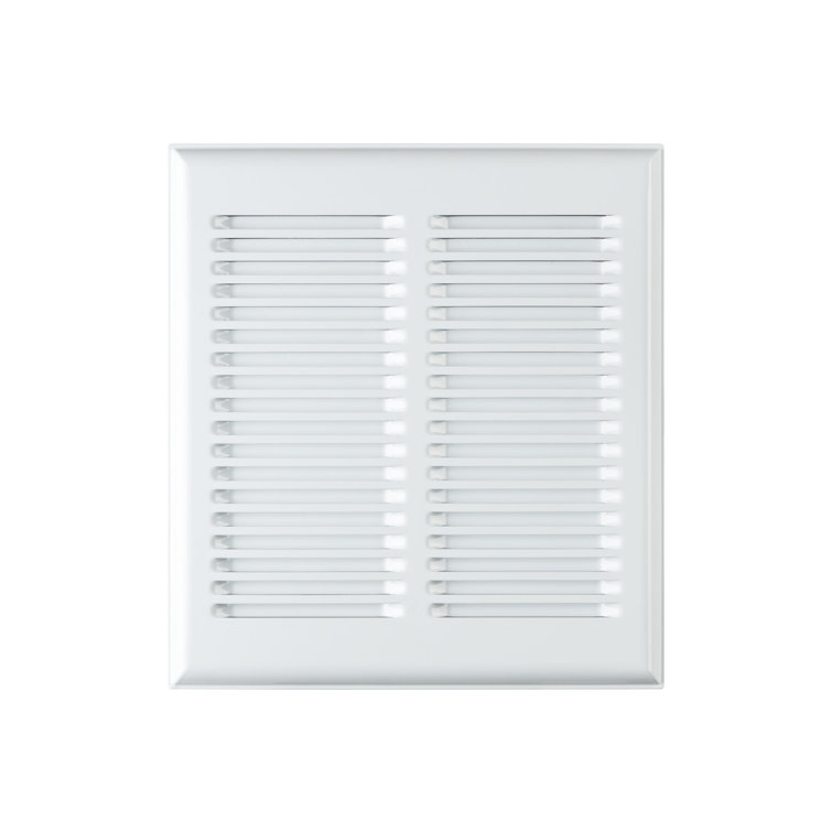 White Steel 80 CFM Ceiling Bathroom Exhaust Fan
