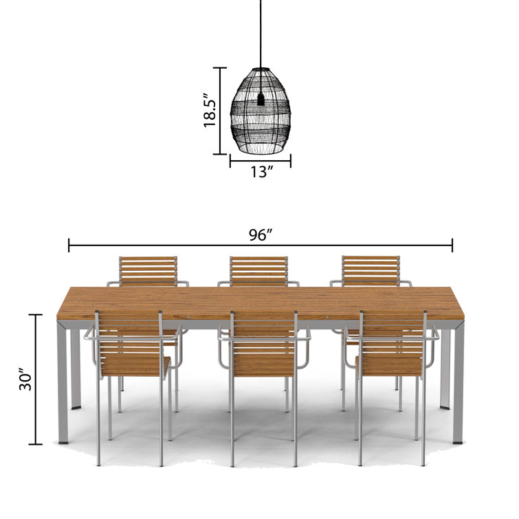Matte Black Industrial Metal Dome Pendant Light, 18.5 in.
