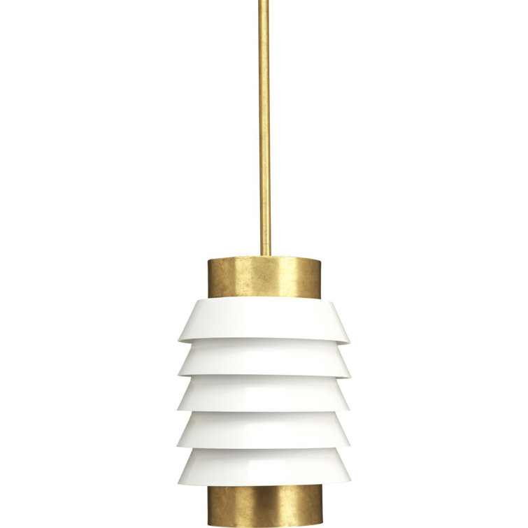 Onshore Brushed Brass 13" Pendant Light with LED Option
