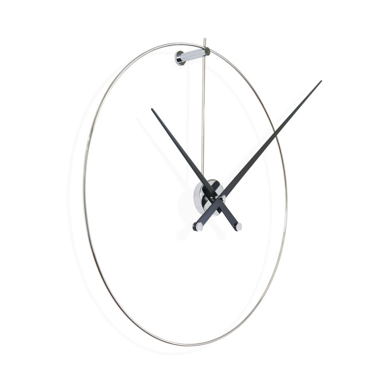 Nomon 70 cm Silver Stainless Steel Minimalist Wall Clock