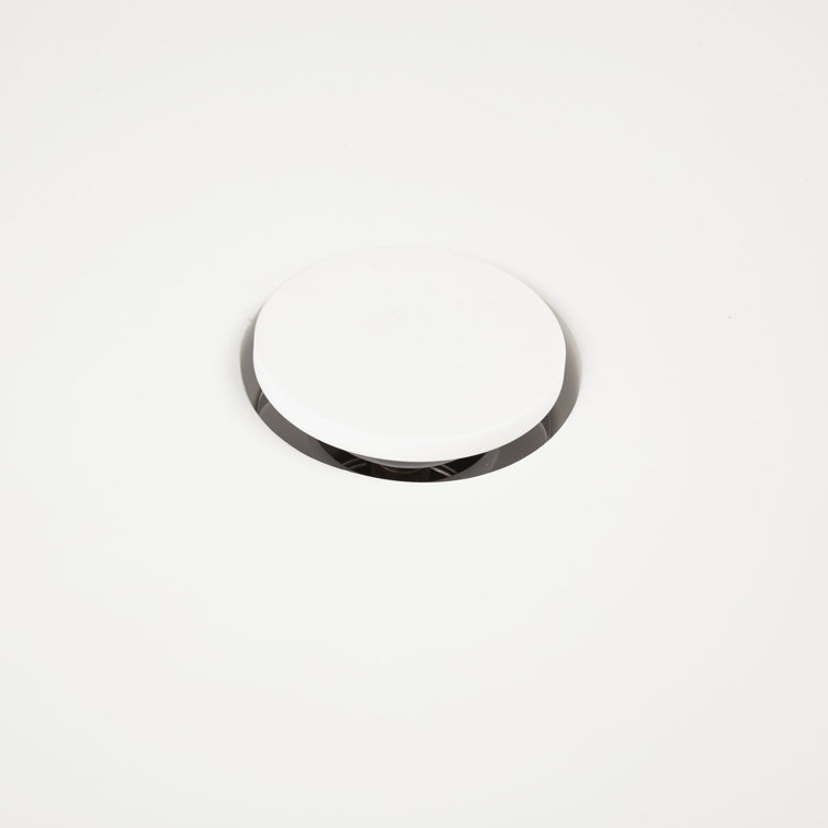 64" White Solid Surface Freestanding Oval Bathtub