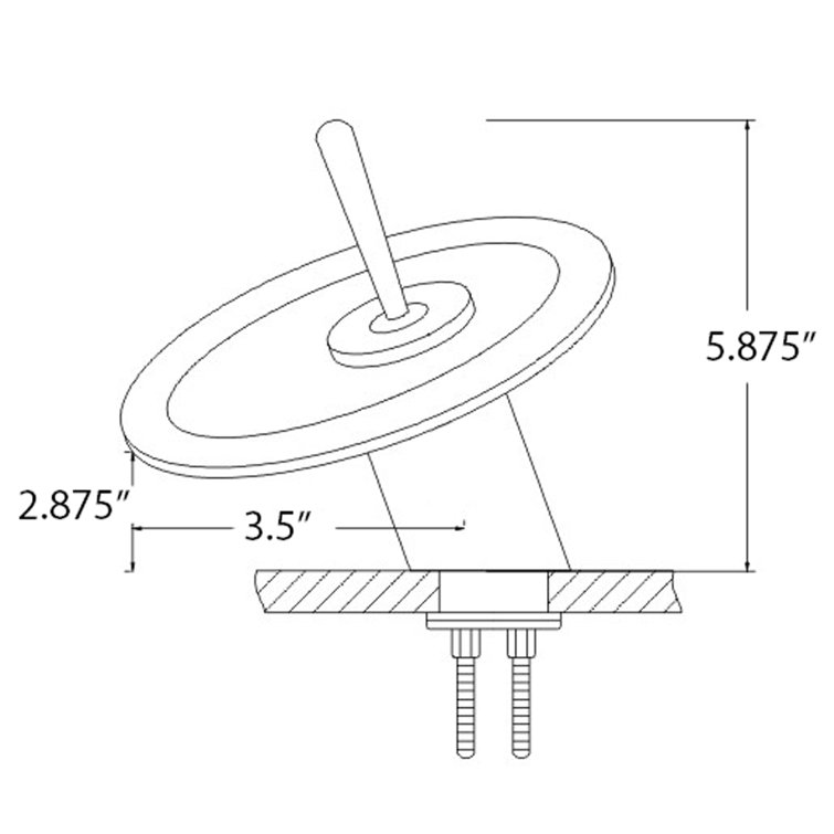 Chrome and Clear Glass Waterfall Bathroom Faucet