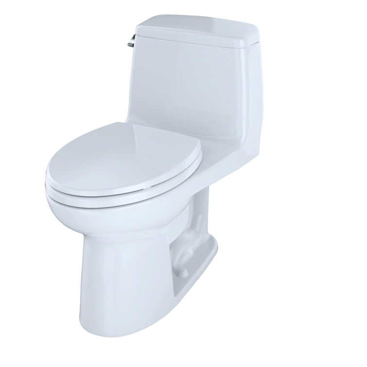 EcoMax Elongated One-Piece 1.28 GPF High-Efficiency Toilet in Bone