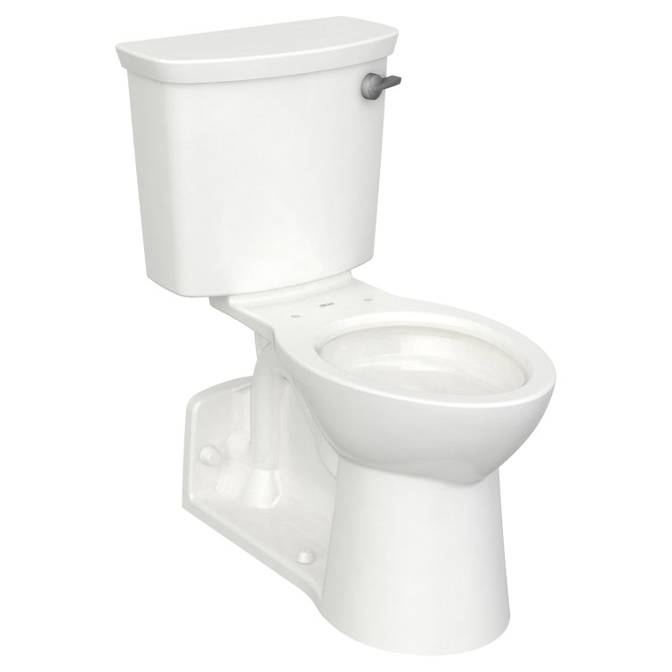 White Elongated Two-Piece High Efficiency Toilet