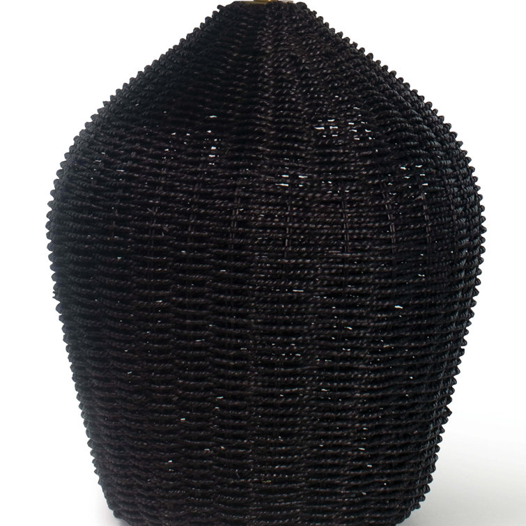 Elegant Georgian Black and Polished Brass Table Lamp with Linen Shade