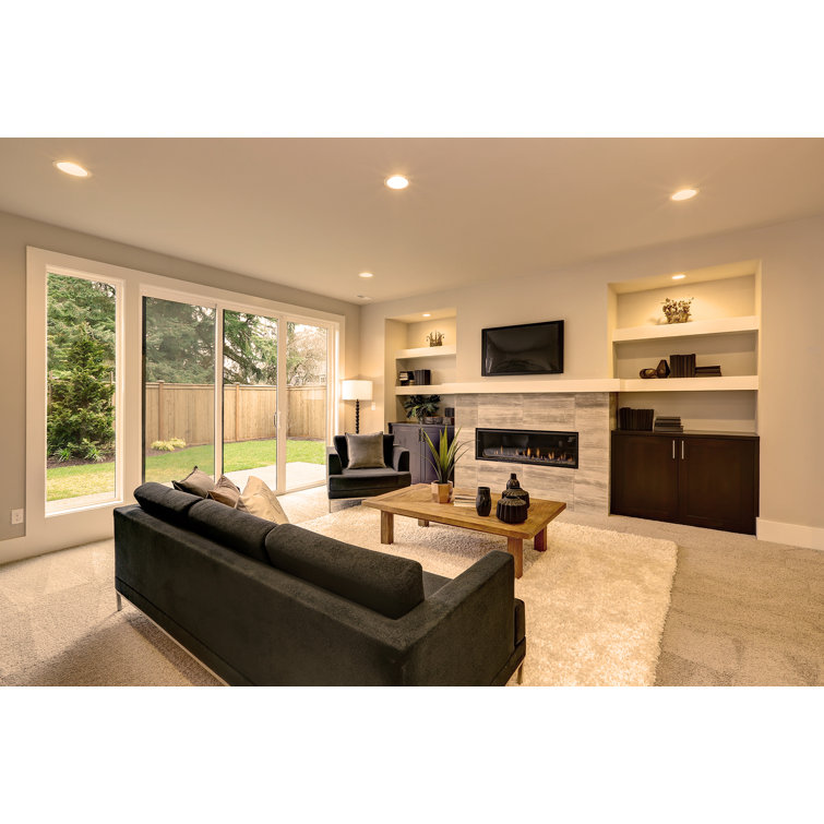 Matte White 6.75" Round LED Recessed Lighting Kit