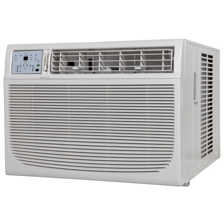 White 18,000 BTU Window Air Conditioner with Remote Control