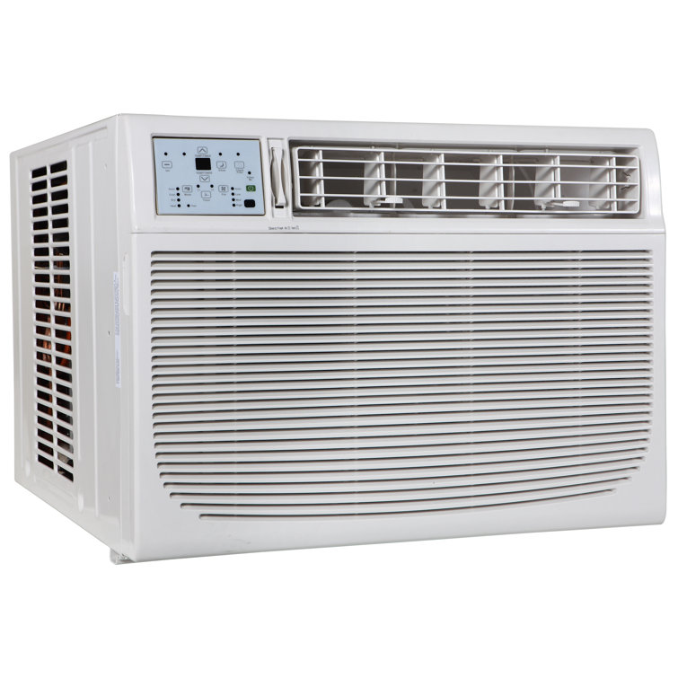 White 18,000 BTU Window Air Conditioner with Remote Control