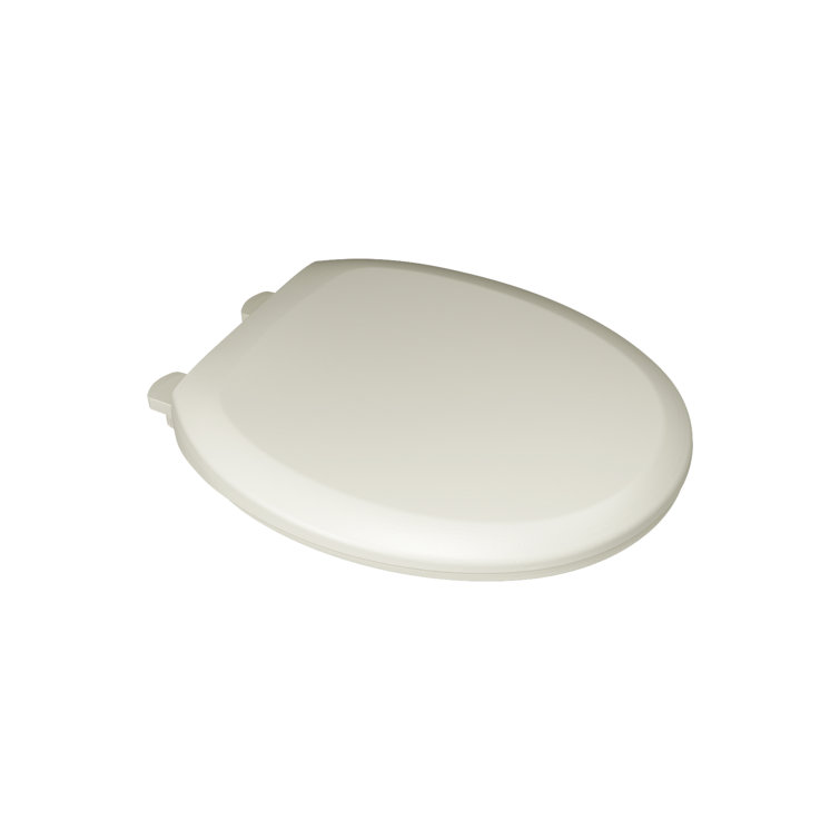 Linen Slow-Close Round Toilet Seat with Easy Lift-Off