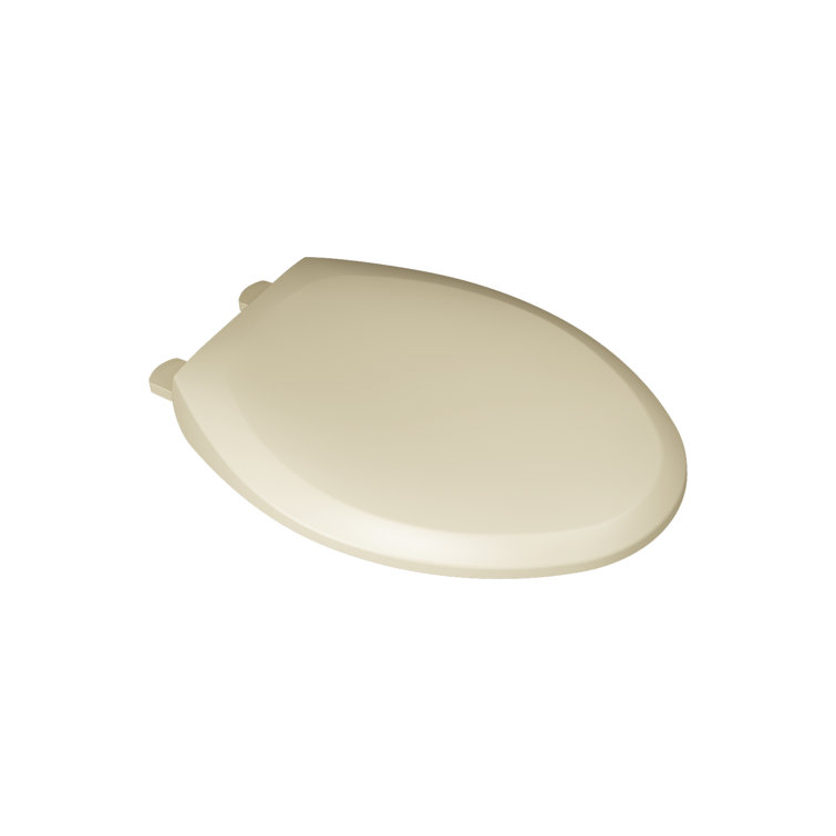 Bone Slow-Close Elongated Toilet Seat with Lift-Off Hinges