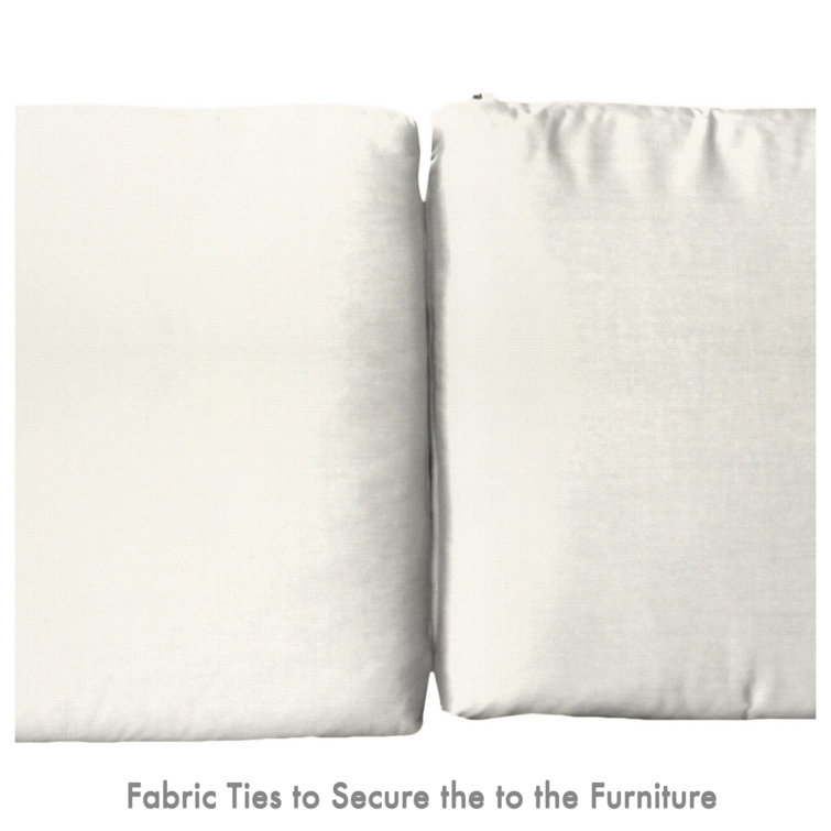 Sunbrella Canvas Natural Outdoor Chaise Lounge Cushions Set