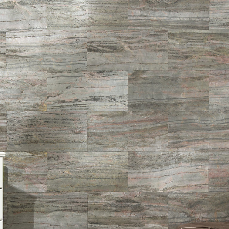 Weathered Quartz 12" x 24" Natural Stone Glue-Up Tiles