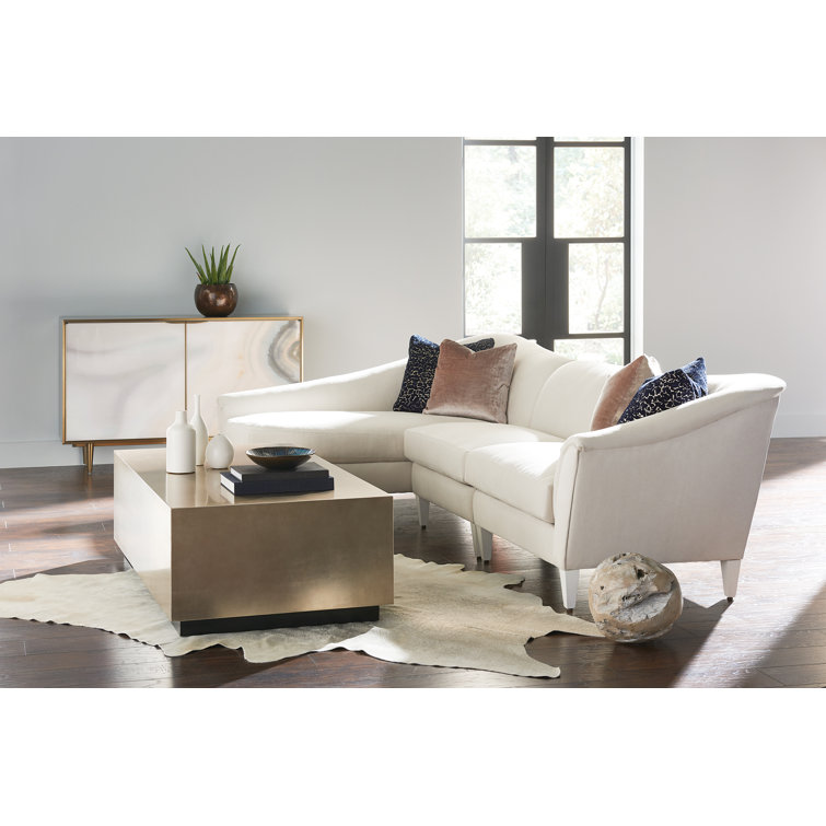 Beige Wood Rectangular Coffee Table with Storage