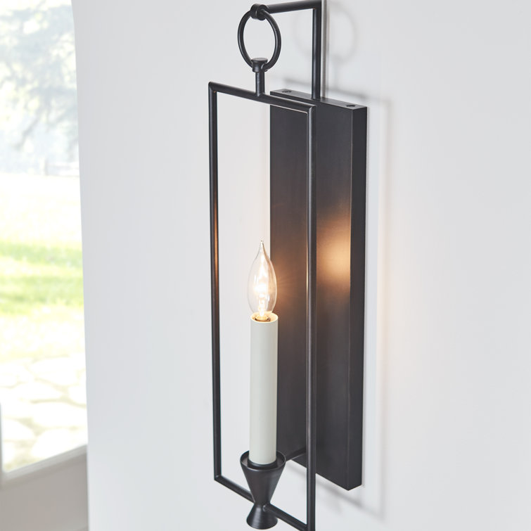 Keystone Aged Iron 1-Light Wall Sconce with Rustic Charm