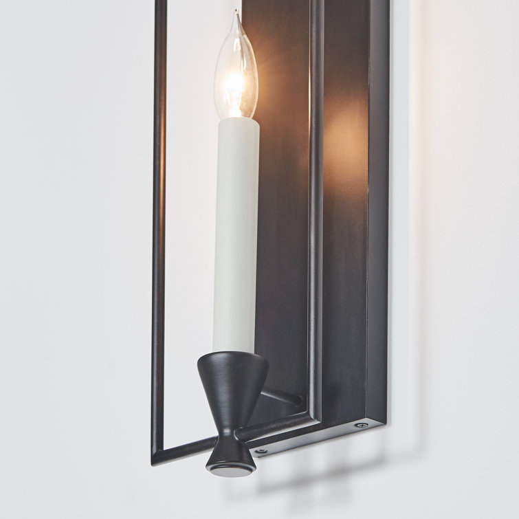 Keystone Aged Iron 1-Light Wall Sconce with Rustic Charm