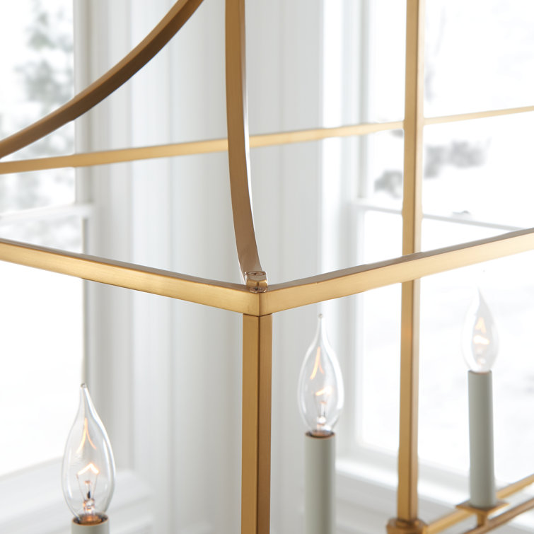 Southold Burnished Brass 6-Light Linear Lantern