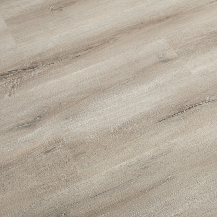 Misi Washed Oak 7.1" x 48" Waterproof Click Lock Vinyl Plank Flooring