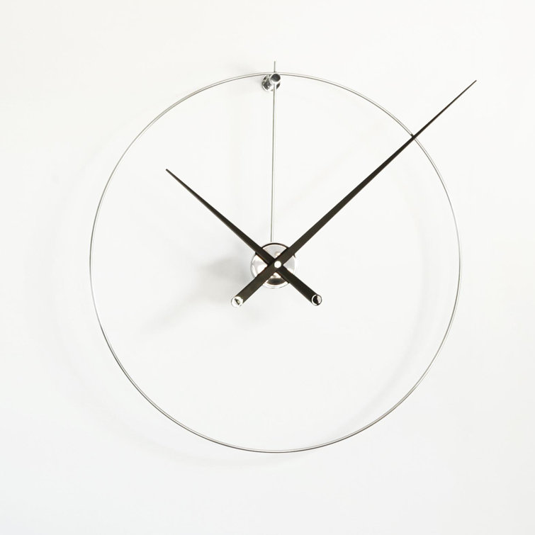 Nomon 70 cm Silver Stainless Steel Minimalist Wall Clock