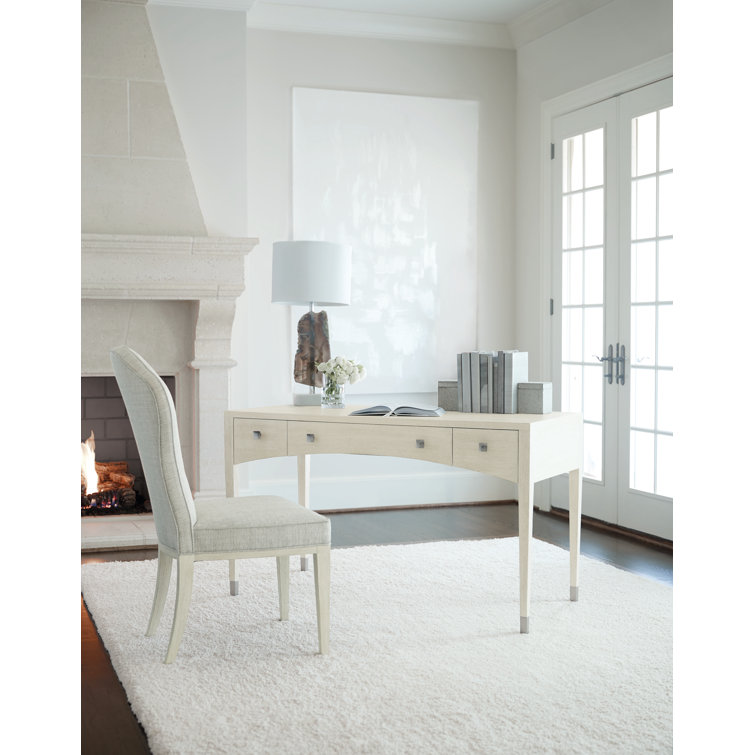 East Hampton 41'' Gray Linen Upholstered Side Chair