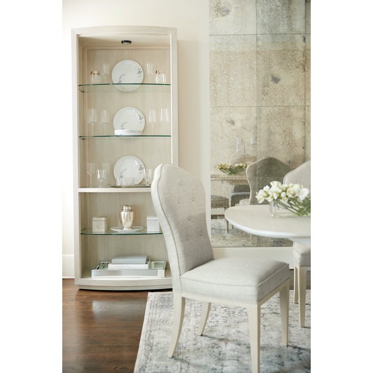 East Hampton 41'' Gray Linen Upholstered Side Chair