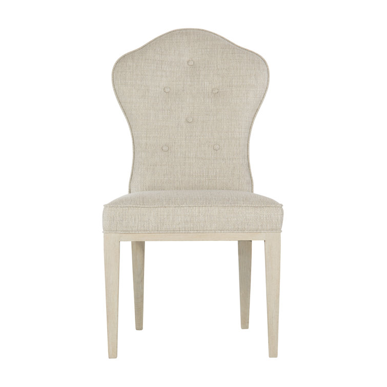 East Hampton 41'' Gray Linen Upholstered Side Chair
