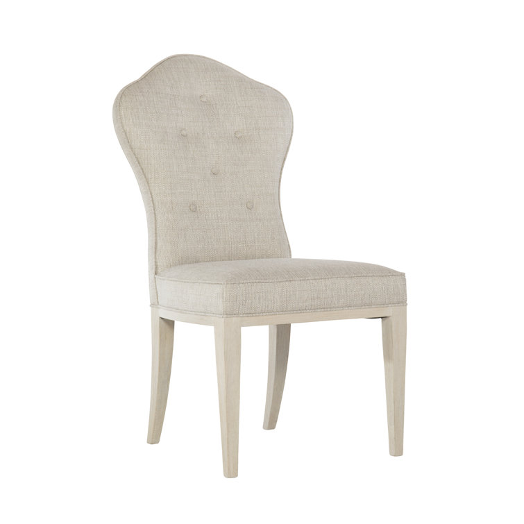 East Hampton 41'' Gray Linen Upholstered Side Chair