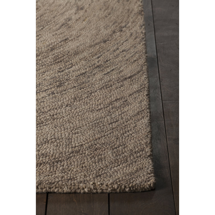 Galaxy Brown and Tan Hand-Tufted Wool Rug 5' x 7'