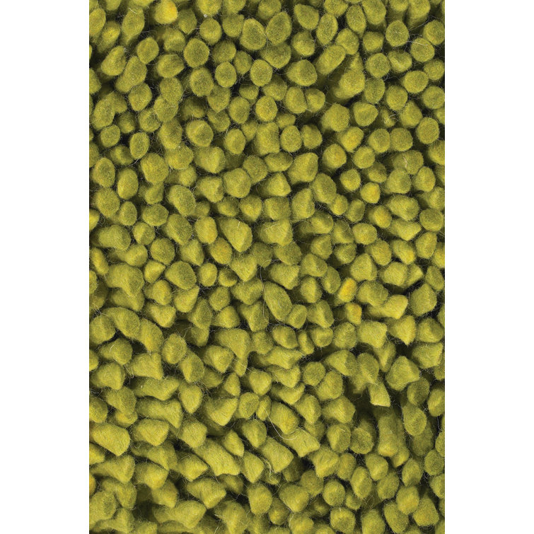 Luxe Hand-Woven Strata Solid Shag Wool Rug, 7'9" x 10'6"