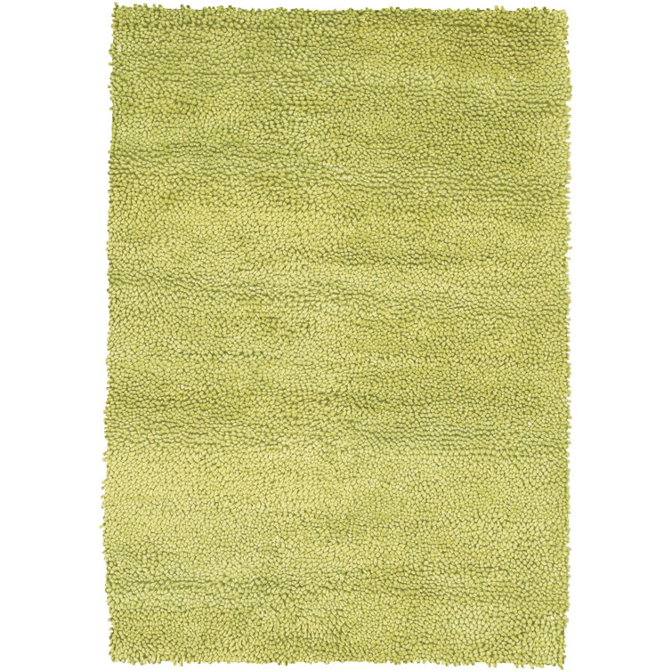 Handmade Plush Shag Wool Rectangular Rug 5' x 7'6"