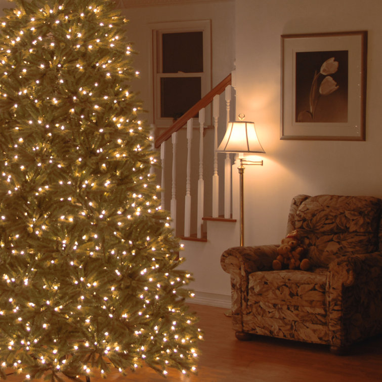 6.5' Green Fir Artificial Christmas Tree with Dual Color LED Lights