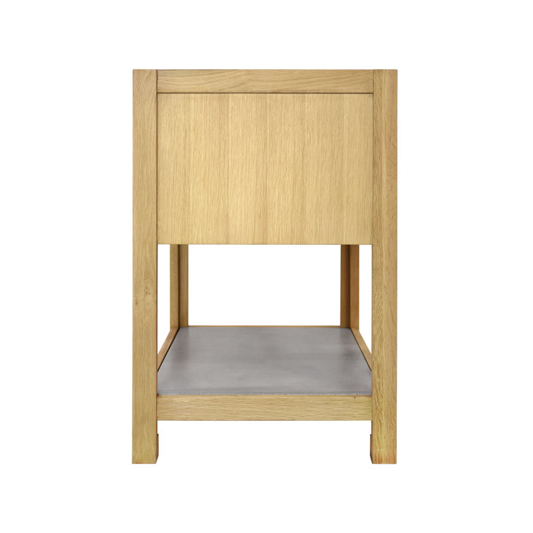 Sunrise Oak 30" Single Freestanding Bathroom Vanity with Ash Shelf