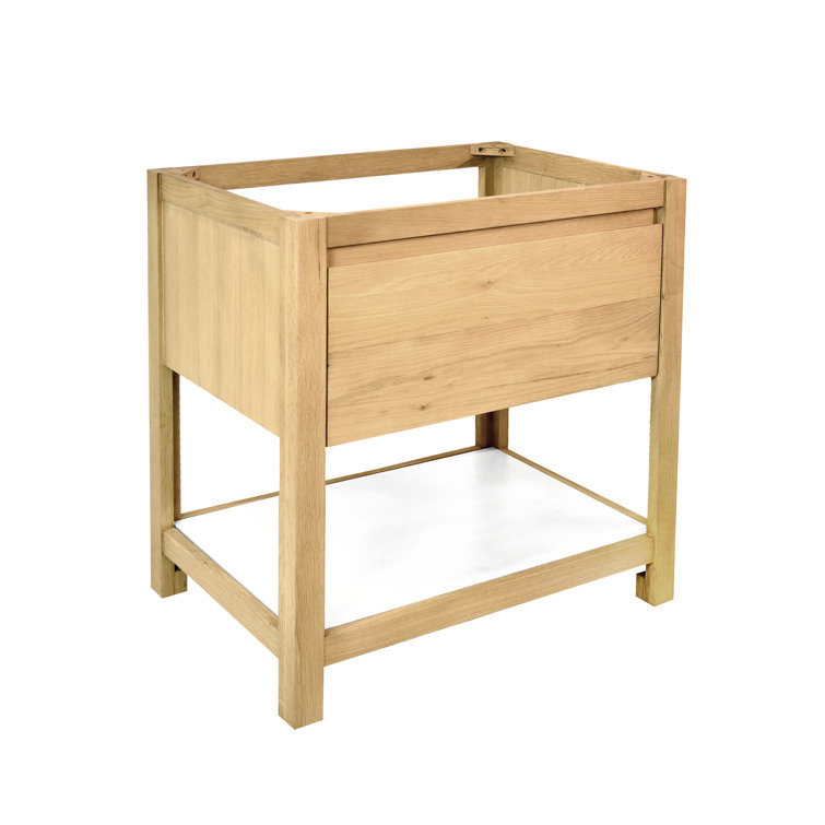 Solace Sunrise Oak 30" Freestanding Single Vanity Base
