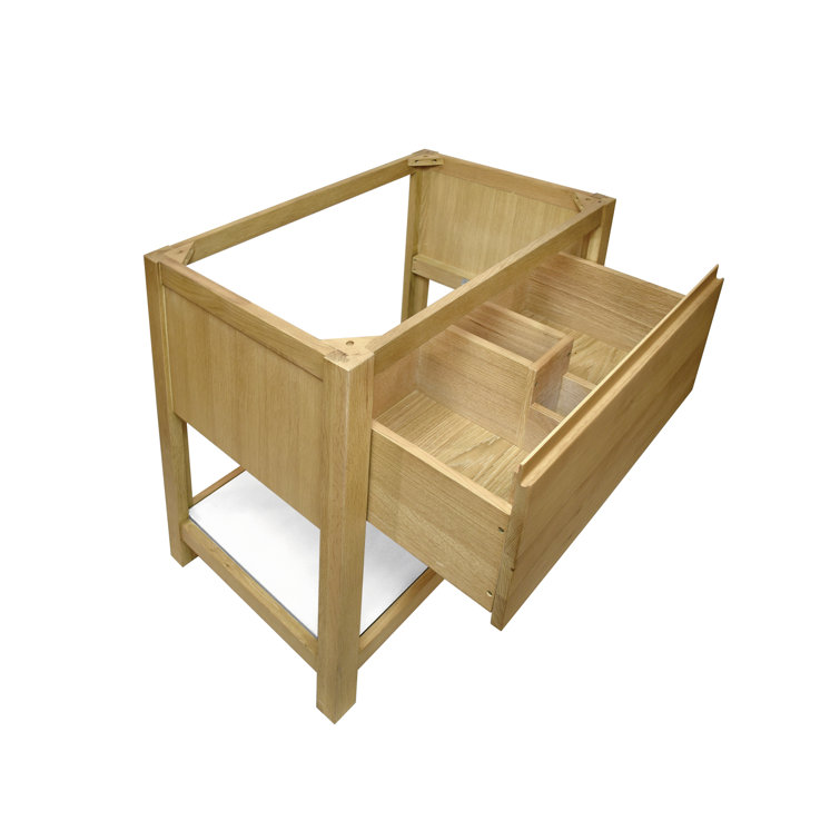 Solace Sunrise Oak 30" Freestanding Single Vanity Base