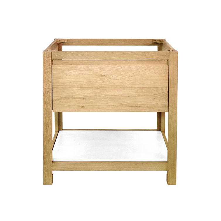 Solace Sunrise Oak 30" Freestanding Single Vanity Base