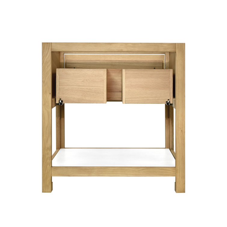 Solace Sunrise Oak 30" Freestanding Single Vanity Base