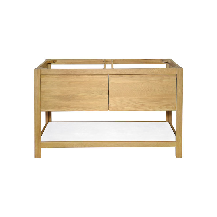 Solace 48" Sunrise Oak Single Bathroom Vanity with Pearl Shelf